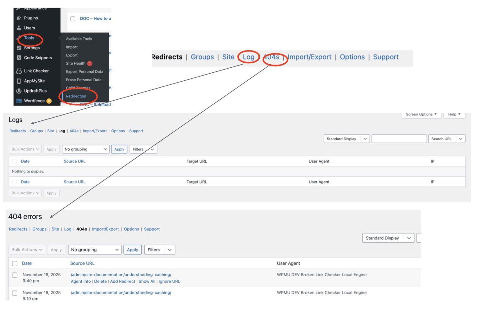 DOC – The Redirection Plugin – Tech for Seniors